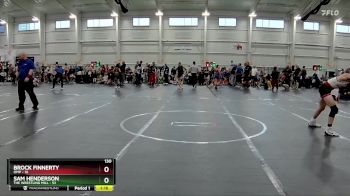 130 lbs Round 8 (10 Team) - Brock Finnerty, OMP vs Sam Henderson, The Wrestling Mill