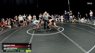 76 lbs Semis (4 Team) - Grayden Paris, POWA vs Walker Hoffman, Team Gotcha Blue