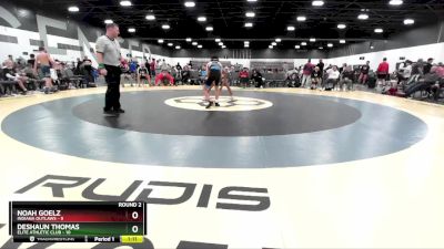 105 lbs Round 2 (8 Team) - Deshaun Thomas, Elite Athletic Club vs Noah Goelz, Indiana Outlaws