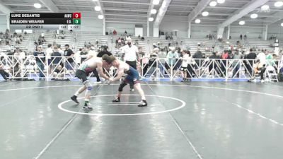 132 lbs Rr Rnd 3 - Luke DeSantis, All American Wrestling Club - HSB vs Braiden Weaver, E.D.I.T.H - HSB