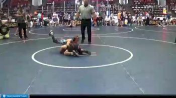 92 lbs Round 4 (6 Team) - Kaiden Skodak, ARES Black vs Jayden Kolenda, ARES Red