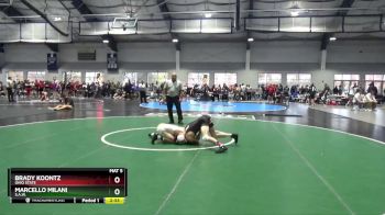 125 lbs Quarterfinal - Brady Koontz, Ohio State vs Marcello Milani, S.A.W.