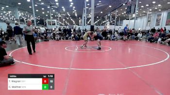 140 lbs Semifinal - Trey Wagner, Grit Mat Club vs Colin Walther, MPR