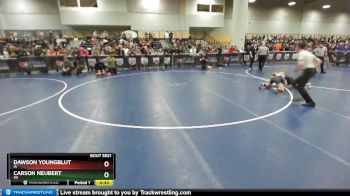 110 lbs Semifinal - Carson Neubert, WI vs Dawson Youngblut, IA