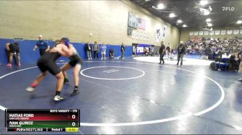 175 lbs Cons. Round 1 - Matias Ford, San Luis Obispo vs Ivan Quiroz, Highland