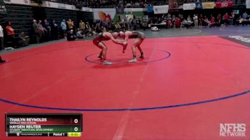 140 lbs Cons. Semi - Hayden Reuter, Student Wrestling Development Program vs THAILYN REYNOLDS, Wasilla High School