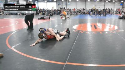 84 lbs Round 3 (12pm Friday) - Grayden Paris, POWA vs William Connor Craig, Florida Elite