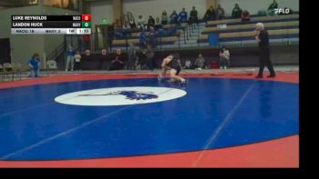 150 lbs Landon Huck, Bismarck St Mary`s vs Luke Reynolds, Natrona County