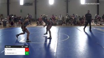 132 lbs Quarterfinal - Zoey Kessler, Team Kansas vs Aurora Anderson, Nb Elite
