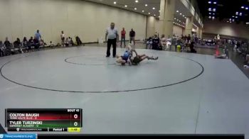 106 lbs Round 9 (10 Team) - Tyler Turzinski, Somerset Academy vs Colton Baugh, Terre Haute Blue