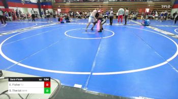 215 lbs Semifinal - Evan Fisher, Tulsa Union vs Slade Theriot, Berryhill High School