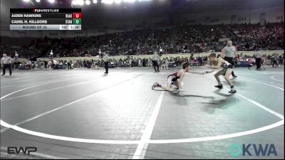 92 lbs Round Of 32 - Aiden Hawkins, Blackwell Wrestling Club vs Cadel H. Killgore, Standfast