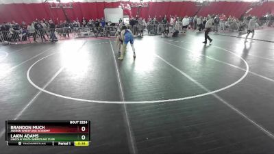 144 lbs Cons. Round 3 - Brandon Much, Askren Wrestling Academy vs Lakin Adams, Lincoln Youth Wrestling Club