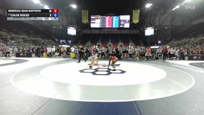 105 lbs Champ. Rd Of 128 - Rebekah Jean-Baptiste, GA vs Chloe Skiles, IL