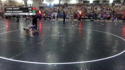 58 lbs Semifinal - Shelby Grassman, Cleveland Wrestling Club vs Laurel Arnott, Seymour Youth Wrestling Club