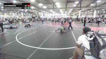 49 lbs Quarterfinal - Liam Rodriguez, Rising Sun WC vs Andres Judah Ornelas, Desert Dogs WC