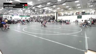 138 lbs Champ. Round 2 - Zaen Green, Kearney Matcats vs Brady McMurtry, BullTrained