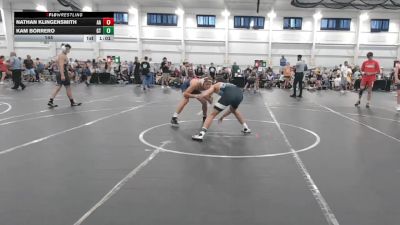 144 lbs Round 3 (6 Team) - Kam Borrero, Garnett Trained vs Nathan Klingensmith, All American