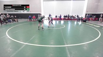 144 lbs Quarterfinal - Aj Ward, Mt. Ararat-Brunswick vs Lucas Nason, Mt. View