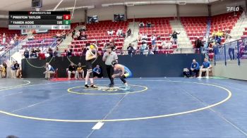 157 lbs Quarterfinal - Yamen Aode, Tupelo vs Preston Taylor, Pontotoc City