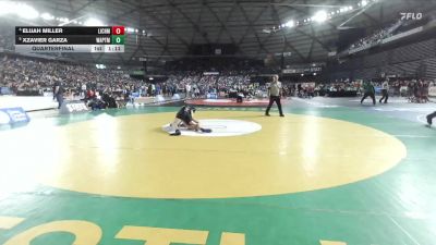 Boys 1A 120 lbs Quarterfinal - Xzavier Garza, Wapato vs Elijah Miller, Life Christian Academy
