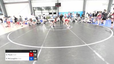 56 kg Consi Of 4 - Sara Pauls, Team NY vs Sara McLaughlin, CT Whale Girls