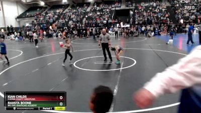 55 lbs Cons. Round 3 - Rahsta Boone, Big Dog Grappling Academy vs Kian Childs, Custer County Wrestling