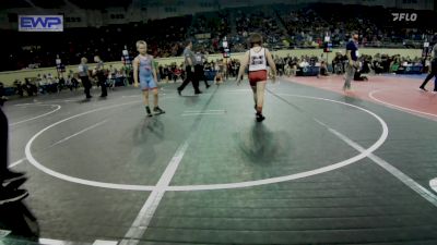 90 lbs Quarterfinal - Cole Blankenship, Mustang Bronco Wrestling Club vs Kannon White, Collinsville Cardinal Youth Wrestling