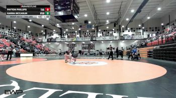 145 lbs Quarterfinal - Payton Phillips, Tahlequah JH Girls vs Karna McCaslin, Wyandotte HS Girls