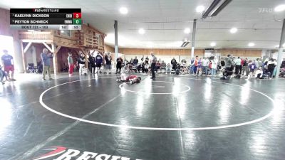 103 lbs Semifinal - Kaelynn Dickson, Endicott vs Peyton Schneck, Emmaus