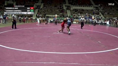 6-7A 165 Quarterfinal - Izzabella Diez, Central vs Avoniah Campbell, Enterprise HS