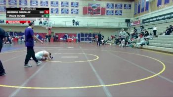 125 lbs Cons. Semi - Jeremiah Gonzalez, Southern Oregon vs Jacob Moore, Linfield University