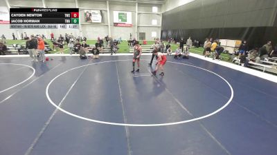 16U BOYS HARD LUCK - 156.8-165 Champ. Round 1 - Jacob Horman, Thoroughbred Wrestling Academy vs Cayden Newton, Trailhands Wrestling Club