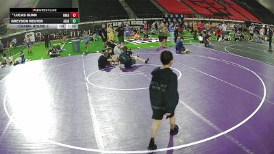 100 lbs Cons. Sub-semis - Lucas Dunn, Oregon vs Greyson Reuter, Alaska