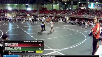 55 lbs Cons. Round 2 - Miles Trout, The Best Wrestler vs Keegan Young, Norris Wrestling Club