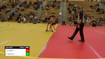 85 lbs Cons. Semi - Corbyn Weiss, Crass Trained Wrestling vs Tyler Gerhold, DC Elite