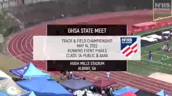 Replay: GHSA Outdoor Champs | 1A Public-4A | May 14 @ 12 PM