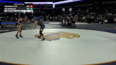130 lbs Consi Of 16 #1 - Margarita Leal, Corning (NS) vs Mia Mcmillen, Sanger West (CS)