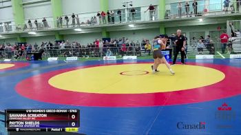 57kg Round 2 - Savanna Screaton, Cowichan Valley WC vs Payton Shields, Lethbridge Amateur WA