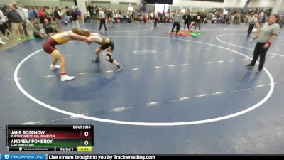 144 lbs Cons. Round 4 - Andrew Pomeroy, Colt Wrestling vs Jake Rosenow, Pursuit Wrestling Minnesota