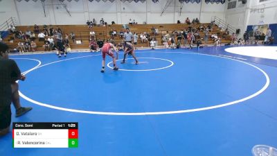 100 lbs Cons. Semi - Rama Valencerina, California vs Dakota Vatalaro, Spring Hills