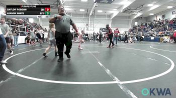 54-58 lbs Rr Rnd 1 - Saylor Robson, CacheWrestlingClub vs Lennox White, Murray County Takedown Club