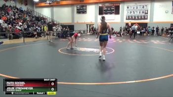 140 lbs Quarterfinal - Jolee Strohmeyer, Dubuque Senior vs Faith Gockel, Wahlert, Dubuque