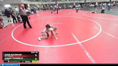 65 lbs Cons. Round 2 - Chase Holzbauer, New Holstein vs Parker Youngblut, DC Elite