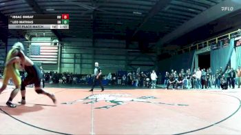 285 lbs 1st Place Match - Issac Sweat, West Wendover vs Leo Mathias, Battle Mountain