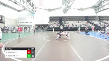 73 lbs 3rd Place - Rylan Ghattas, Buxton Elite ES vs Alex Marchetti, Mat Assassins