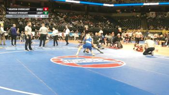 144 Class 4 lbs Quarterfinal - Keaton Overcast, Republic vs Roman Stewart, Liberty