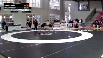 145 lbs Cons. Round 3 - Dylen Ritchey, Fort Hays State vs Amelia Lucas, Simon Fraser University