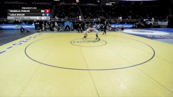 114 lbs 1st Place Match - Laila Builes, Port Chester vs Isabella Phelps, Sidney
