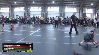 64 lbs Round 2 (6 Team) - Benex Velasco, Olympia vs Tanner McCray-Bey, Rampage